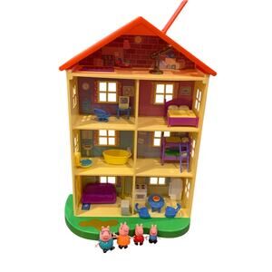 Peppa Pig Fancy Family Home House Set Lights & Sounds Playhouse Play Set